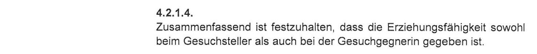 Erziehungsfähigkeit