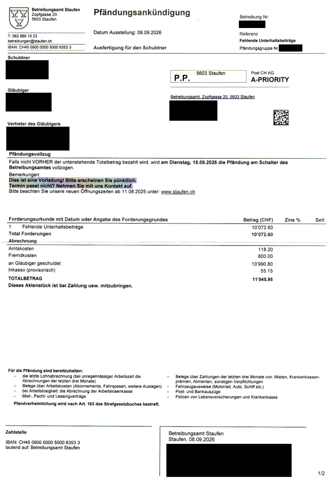 Pfändung