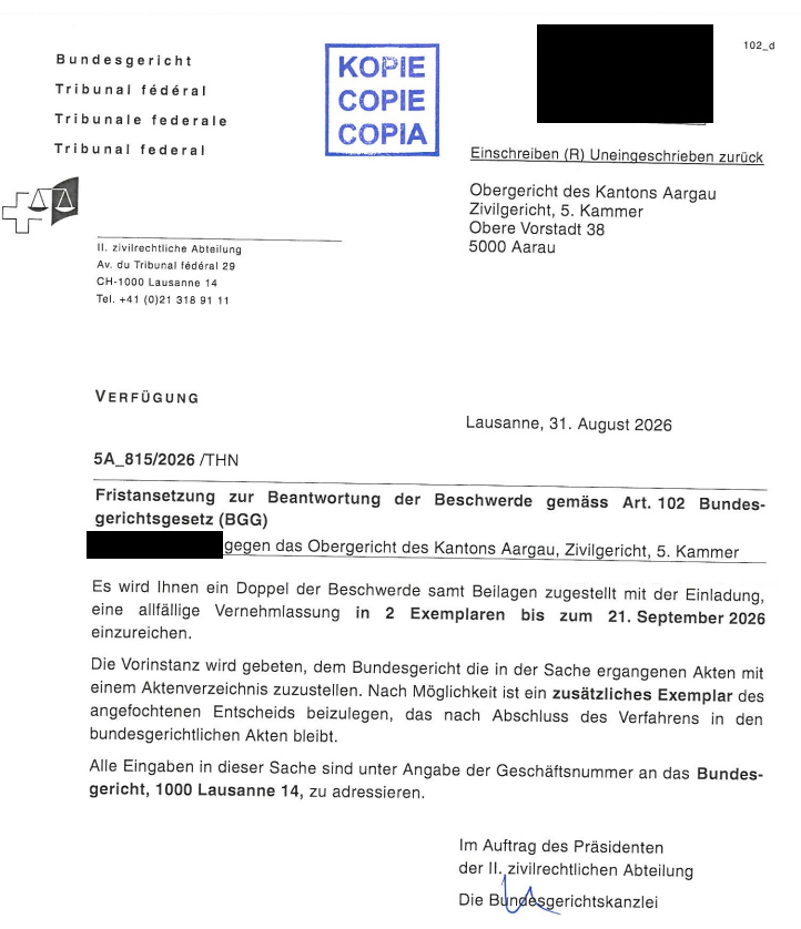 Rechtsverzögerungsbeschwerde
