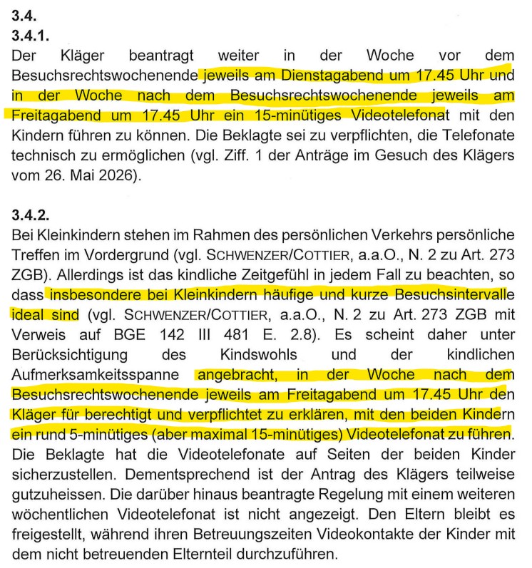 Superprovisorische Verfügung Obergericht
