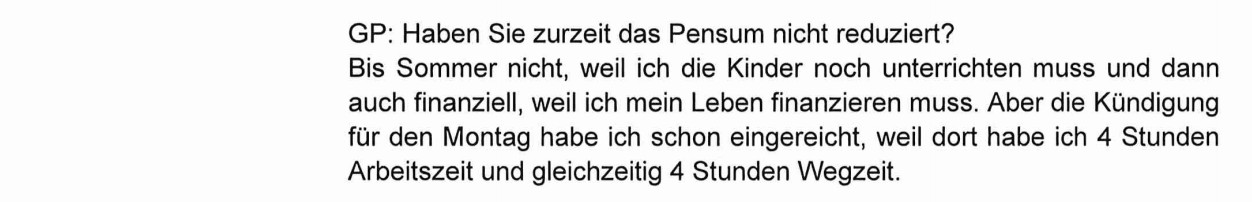 Teilkündigung